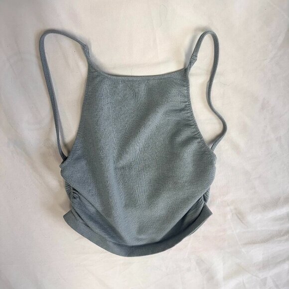 UO Out From Under Open Back Cami | Slate Blue | Women's M/L - Picture 1 of 4